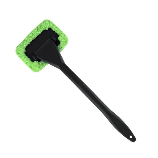 Windshield & Glass Cleaner Wiper With Microfiber Head | Washable, No Dag Dhaba