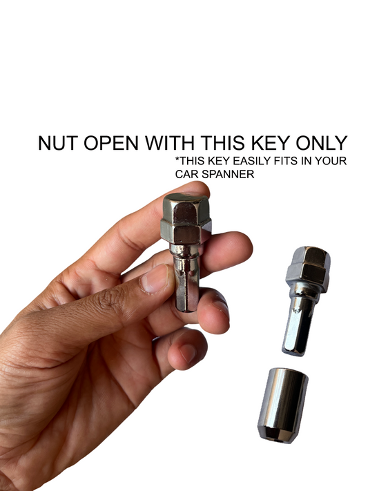 Anti-Theft Wheel Lock Nuts | Compatible With Maruti Suzuki