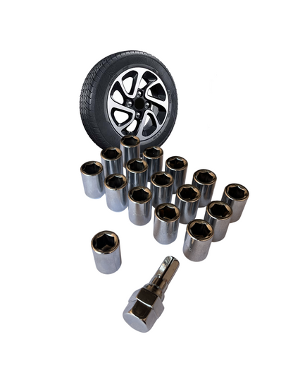 Anti-Theft Wheel Lock Nuts | Compatible With Maruti Suzuki