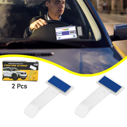 FastTag, Ticket Holder Car Windshield Clip | Pack of 2