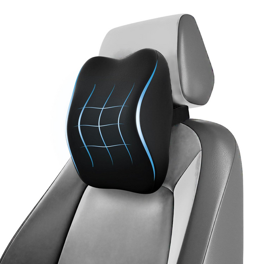 Car Neck Rest Pillow - Ultrasoft For Comfortable Ride | Washable Velvet Cover