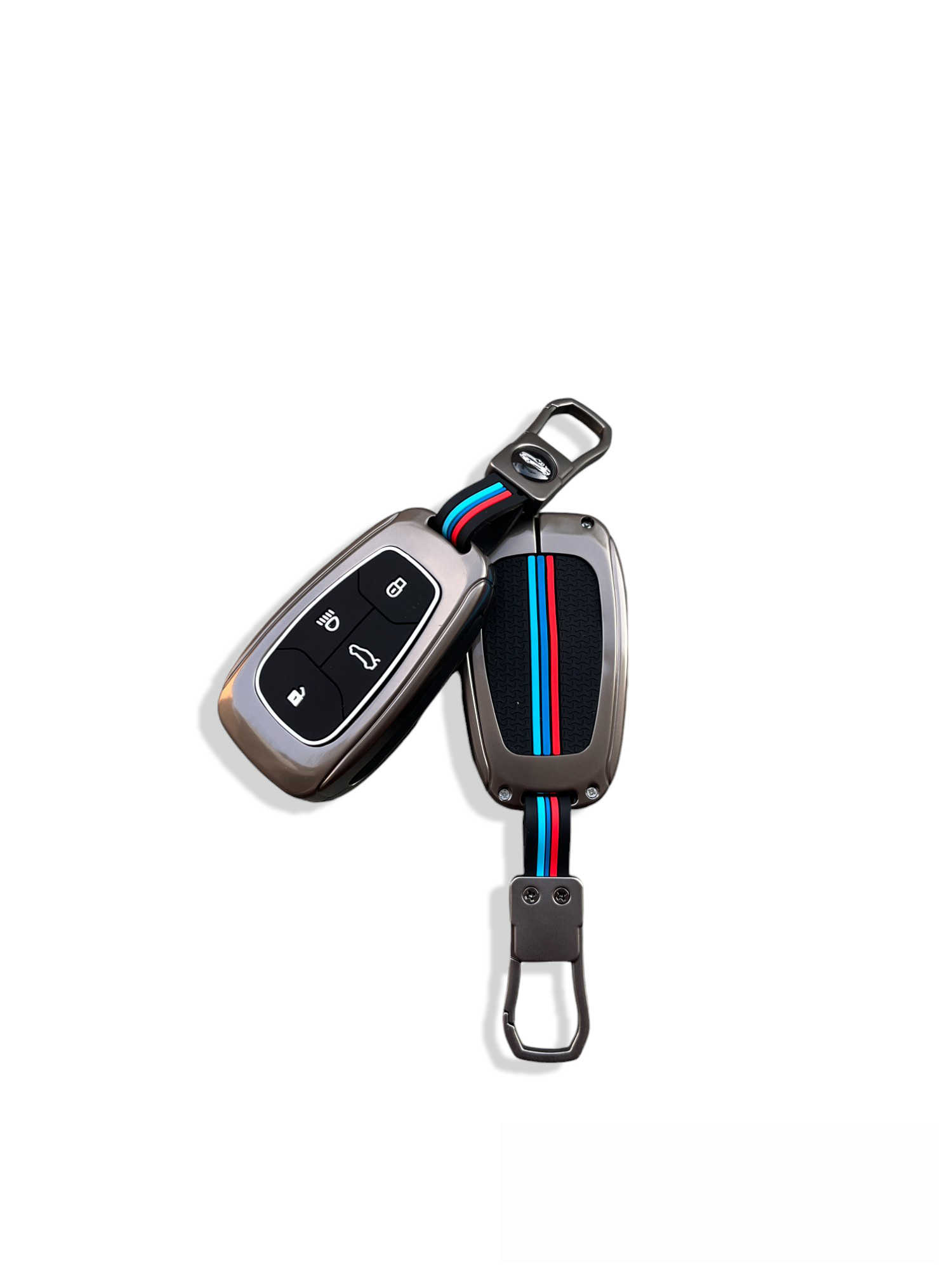 Metal Key Cover For Tata | For 4 Button Smart Key – Bun Chik