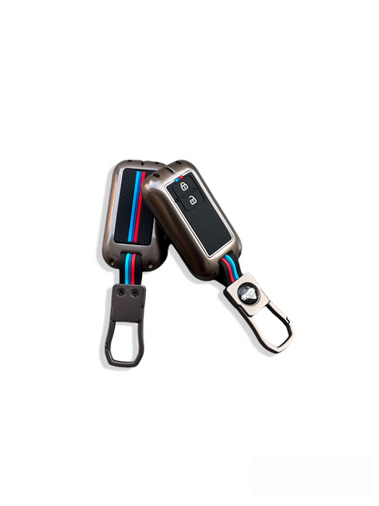 Metal Key Cover For Maruti Suzuki & Toyota | 2 Button Smart Key