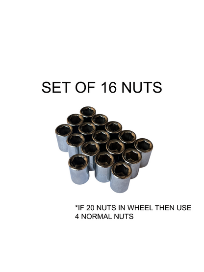 Anti-Theft Wheel Lock Nuts | Compatible With Maruti Suzuki