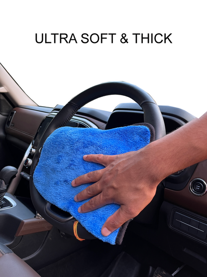 Heavy Microfiber Cloth - 700GSM Pack of 4