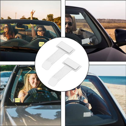 FastTag, Ticket Holder Car Windshield Clip | Pack of 2