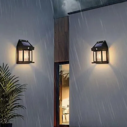Solar Wall Light Outdoor Motion Sensor Auto Chargeable