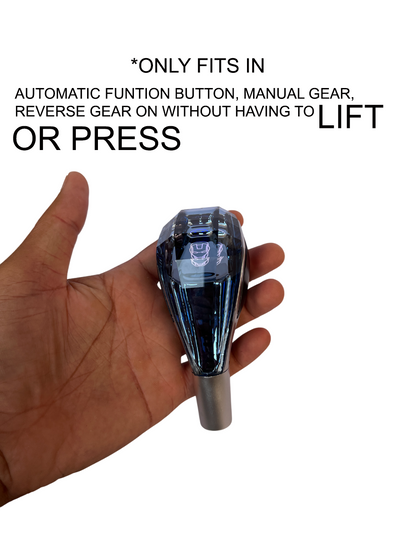 Crystal Gear Knob Universal With 7 Color Lights & 30s Timer
