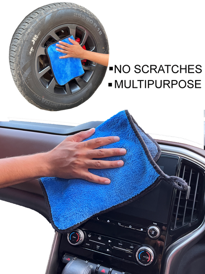 Heavy Microfiber Cloth - 700GSM Pack of 4