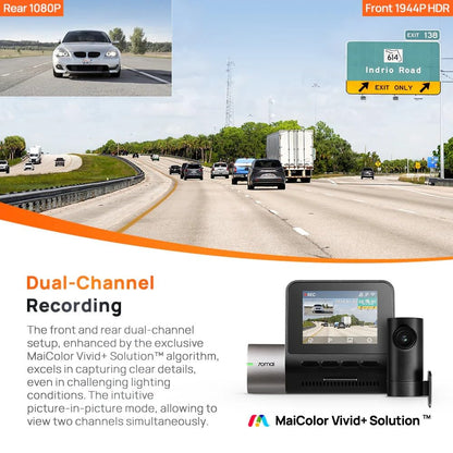 70mai A510 HDR 3K Dual Channel Dash Cam - Diwali Sale