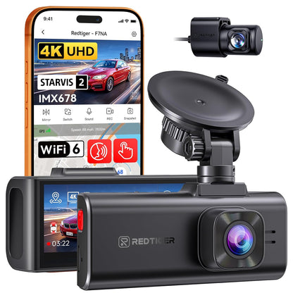 Redtiger F7NA 4K Dual Channel Dashcam - Diwali Sale