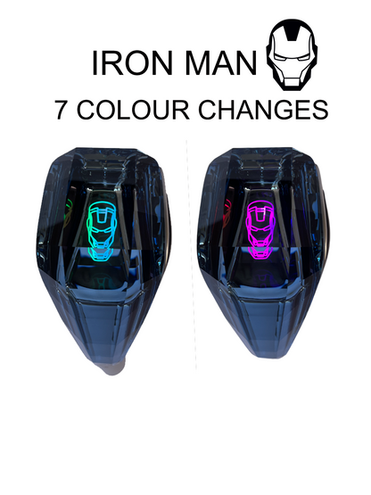 Crystal Gear Knob Universal With 7 Color Lights & 30s Timer