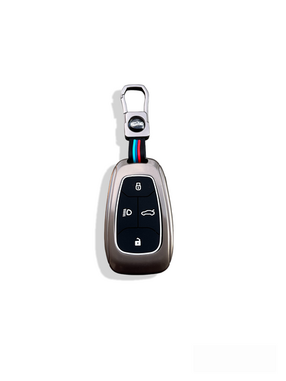 Metal Key Cover For Tata | For 4 Button Smart Key
