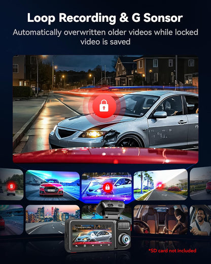 Redtiger F17 Elite 4K | 3 Channel Dashcam - Diwali Sale