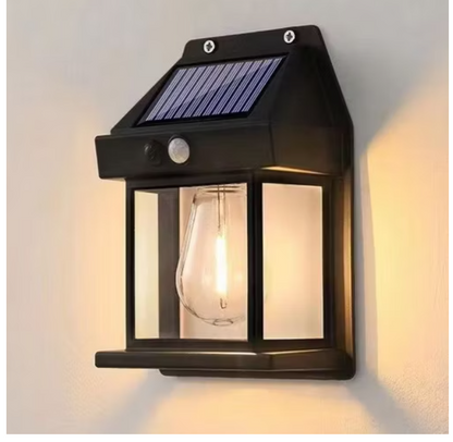 Solar Wall Light Outdoor Motion Sensor Auto Chargeable