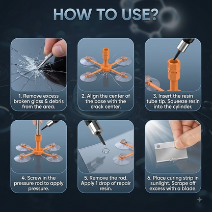 Windshield Repair Kit | Just 30 Min Process - DIY | Free Microfibre Cloth !!