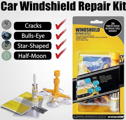 Windshield Repair Kit | Just 30 Min Process - DIY | Free Microfibre Cloth !!