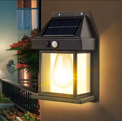 Solar Wall Light Outdoor Motion Sensor Auto Chargeable
